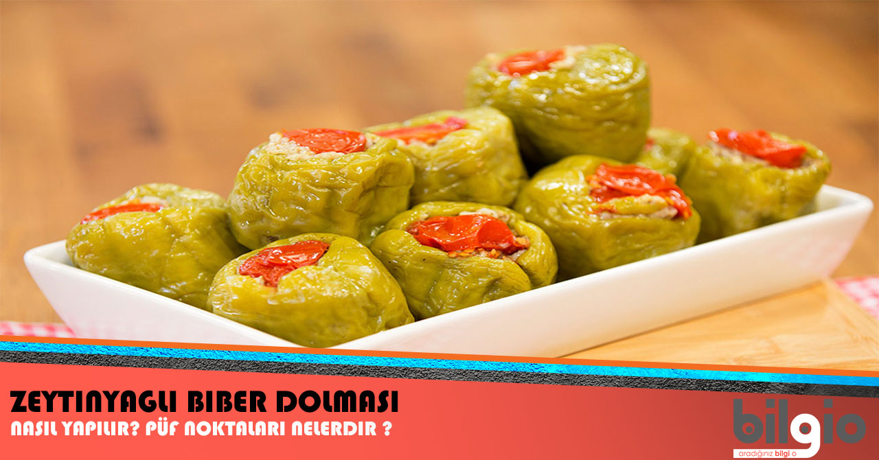 Zeytinyağlı Biber Dolması Tarifi Zeytinyağlı Biber Dolması Tarifi