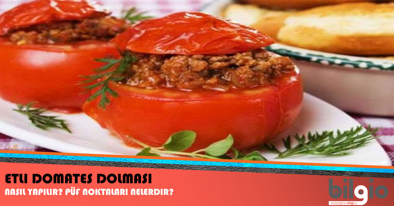 Etli Domates Dolması Etli Domates Dolması