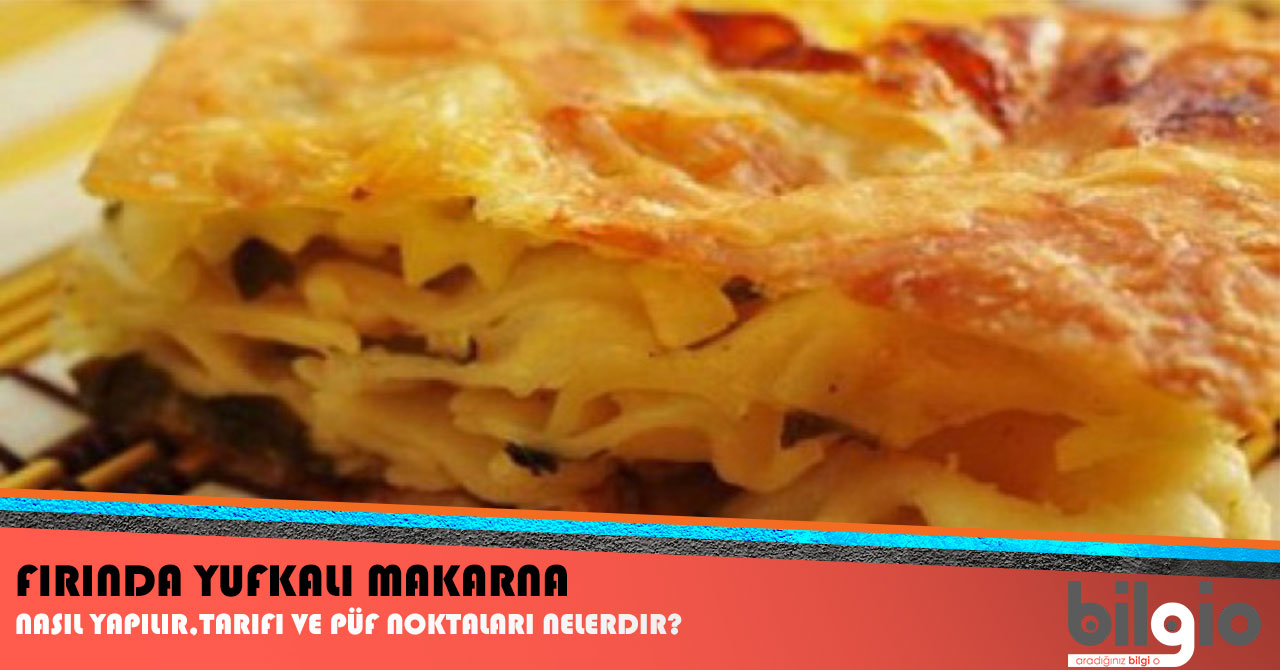 Yufkalı Makarna Yufkalı Makarna