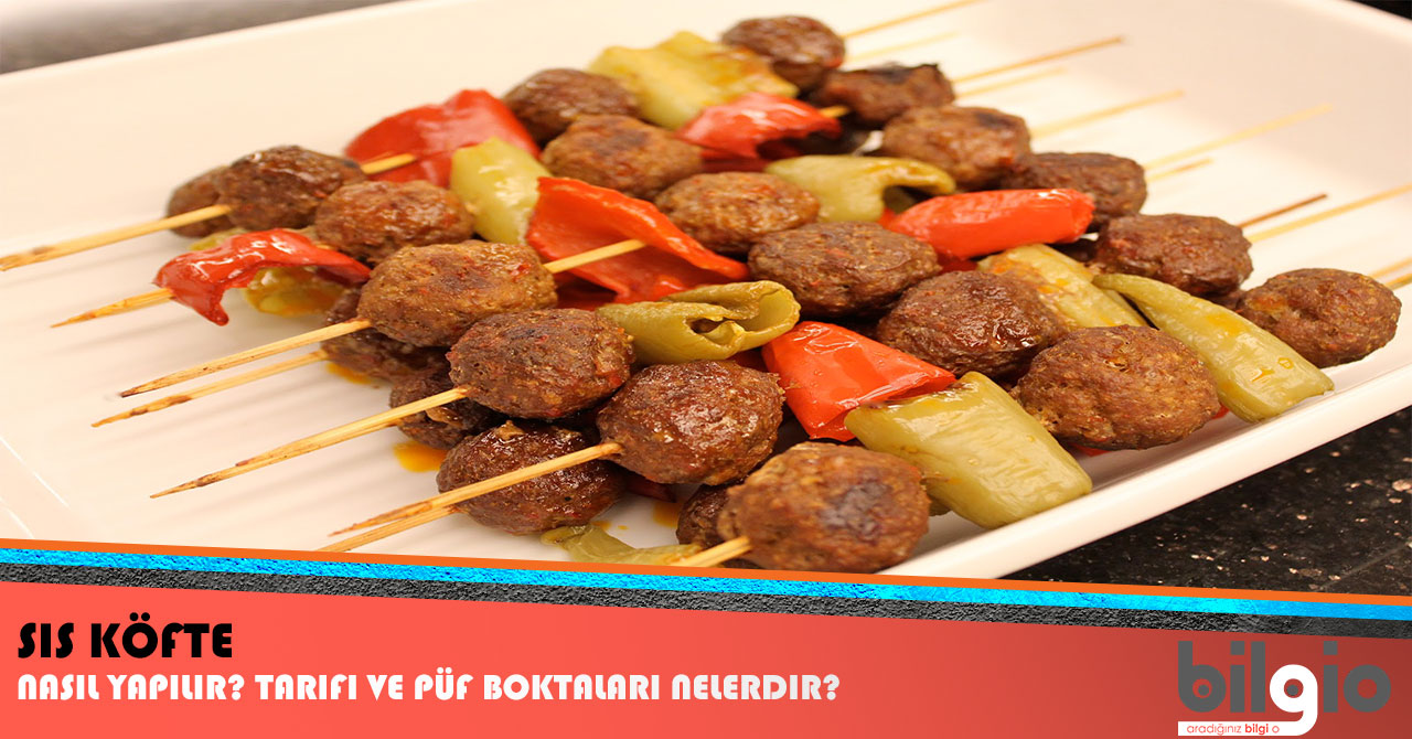 Şişte Top Köfteler Tarifi Şişte Top Köfteler Tarifi