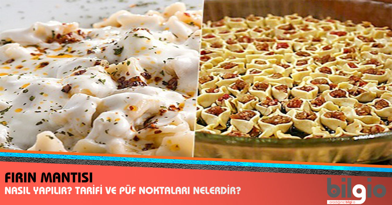 Fırında Mantı Tarifi Fırında Mantı Tarifi