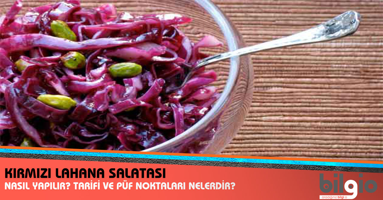 Kırmızı Lahana Salatası Kırmızı Lahana Salatası