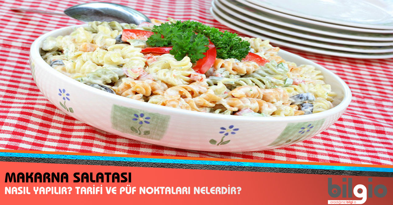 Makarna Salatası Tarifi Makarna Salatası Tarifi