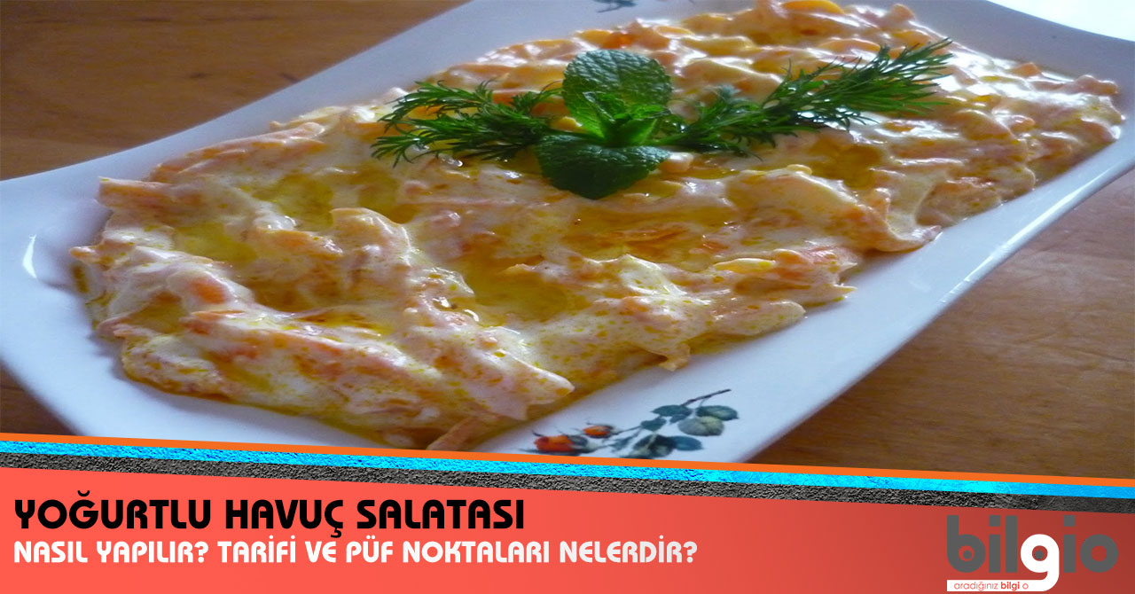 Yoğurtlu Havuç Salatası Yoğurtlu Havuç Salatası