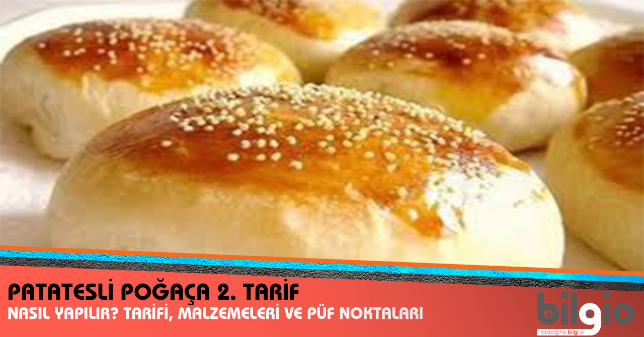 Patatesli Poğaça Tarifi Patatesli Poğaça Tarifi