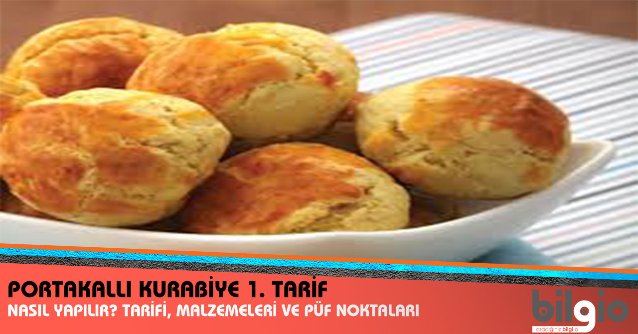 Portakallı Kurabiye Portakallı Kurabiye