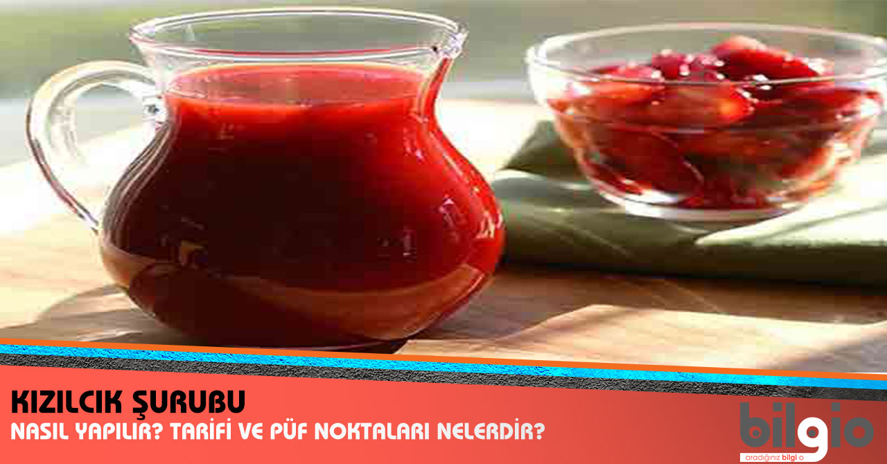 Kızılcık Şurubu Nasıl Yapılır? Tarifi, Malzemeleri ve Püf Noktaları Nelerdir?