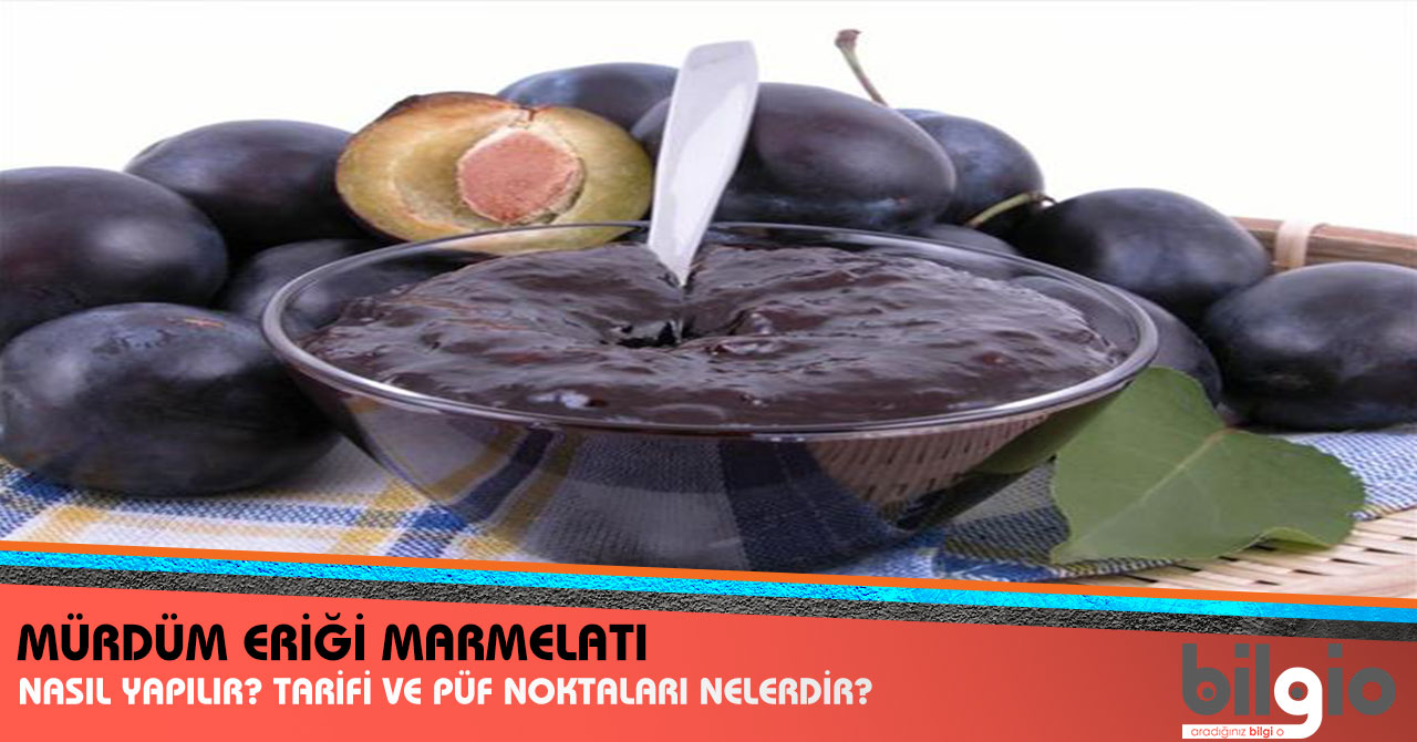 Mürdüm Eriği Marmelatı Nasıl Yapılır? Tarifi, Malzemeleri ve Püf Noktaları Nelerdir?