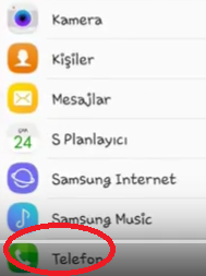 Samsung gizli numara engelleme
