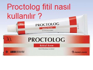 Proctolog fitil nasıl kullanılır