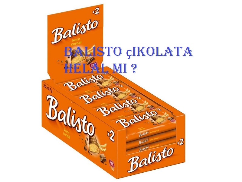 Balisto çikolata helal mi