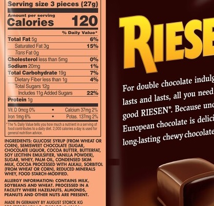 riesen çikolata
