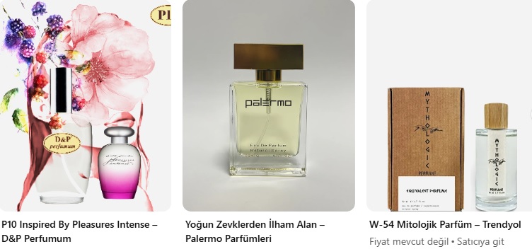Estee Lauder Pleasures Intense muadili parfümler