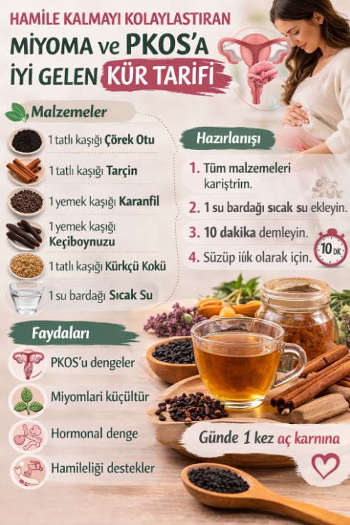 hamile kalmayı kolaylaştıran kür