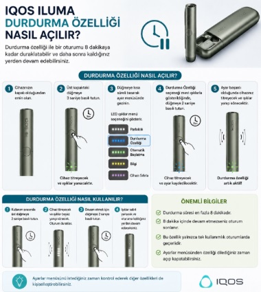 iqos iluma durdurma özelliği nasıl açılır 1