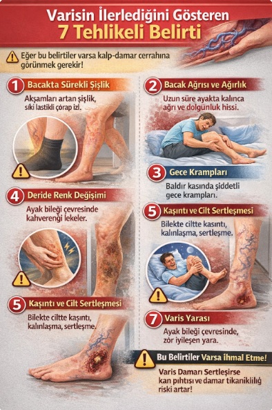varisin ilerlediğini gösteren 7 belirti